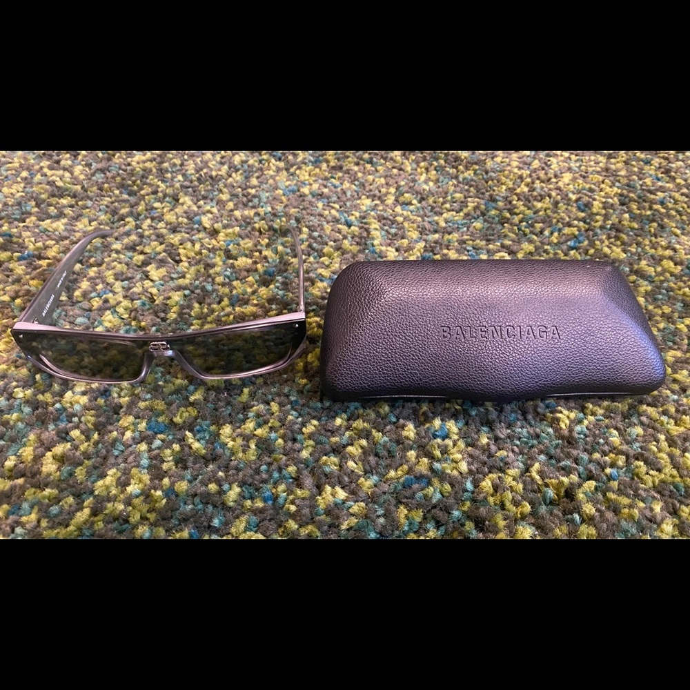 Unisex Balenciaga square sunglasses 99mm - Picture 3 of 4